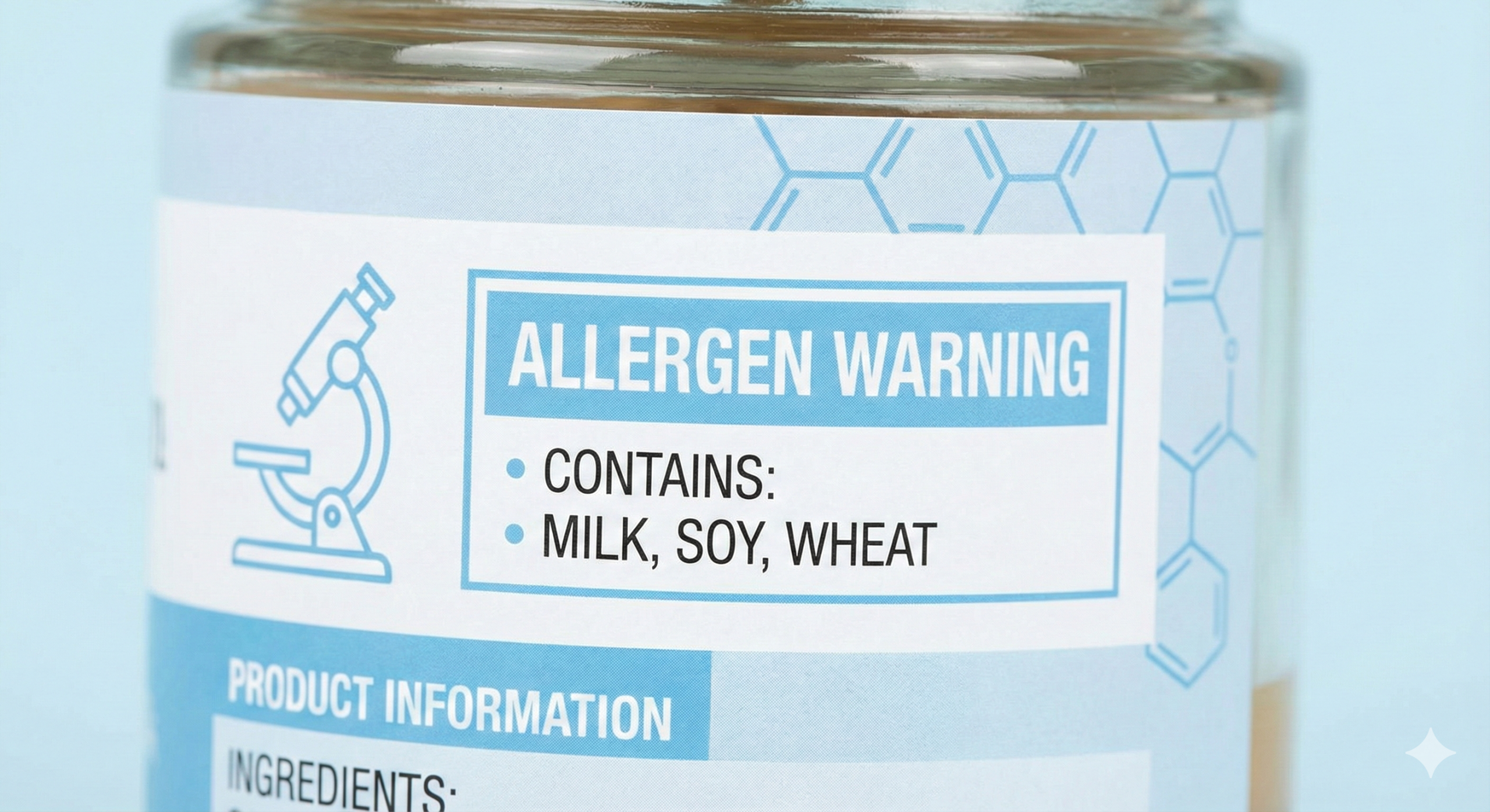 食品標籤過敏原警示科學依據說明圖