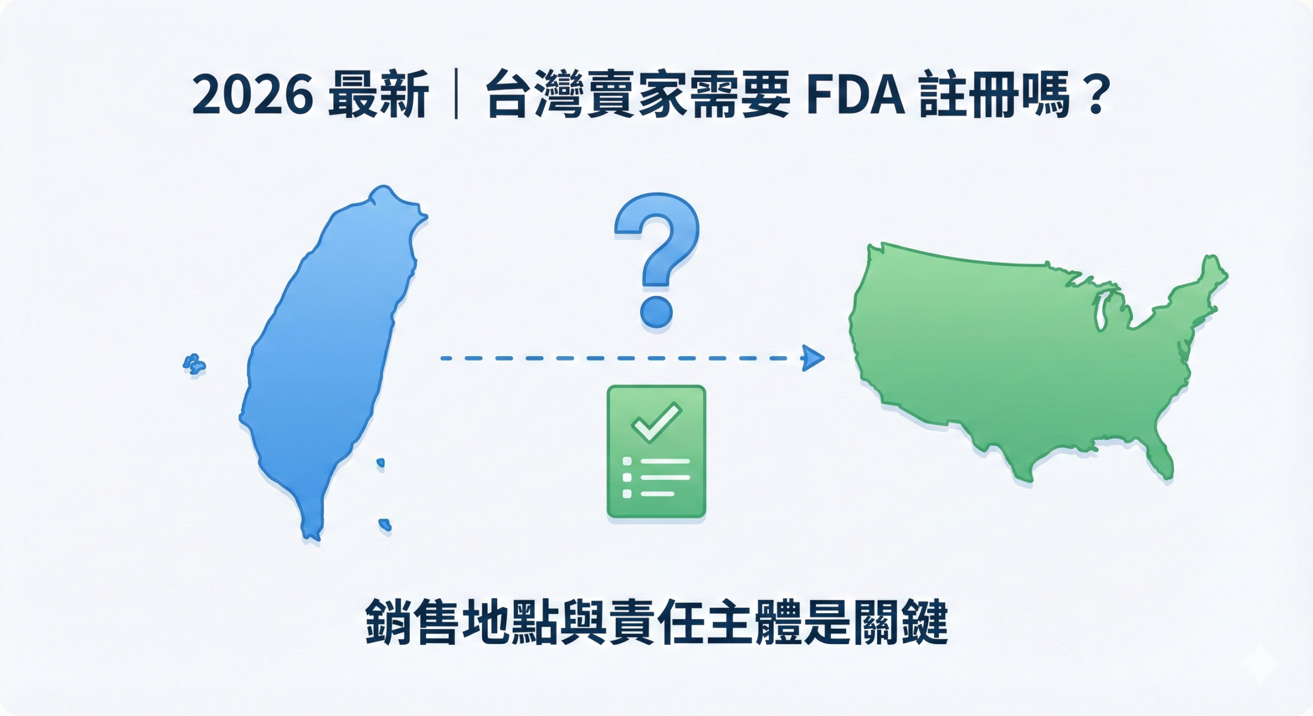 2026 最新台灣化妝品賣家 FDA 註冊判斷流程圖